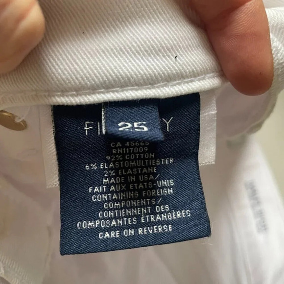 Fidelity Denim Harley Short Max High Relaxed Short  White Size 25 - Picture 6 of 6